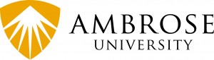 Ambrose University Logo H PMS 124